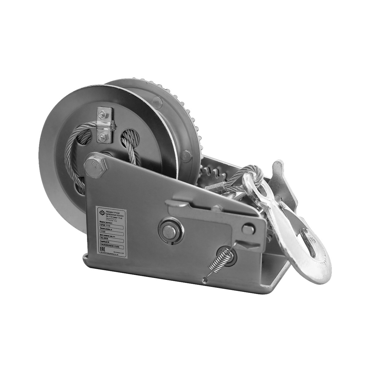 0 - Лебедка ручная барабанная (канат) GEARSEN FD 1110