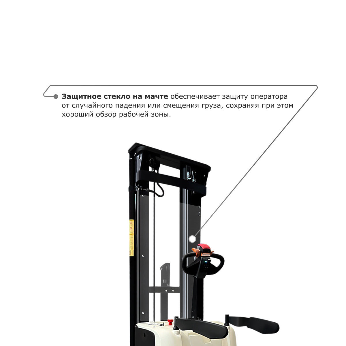 7 - Самоходный электроштабелер PROLIFT M2 SDK 1536