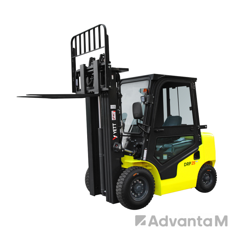 Дизельный погрузчик с кабиной YETT DRP25-M1K2C-ZSM480-SS-K - 1