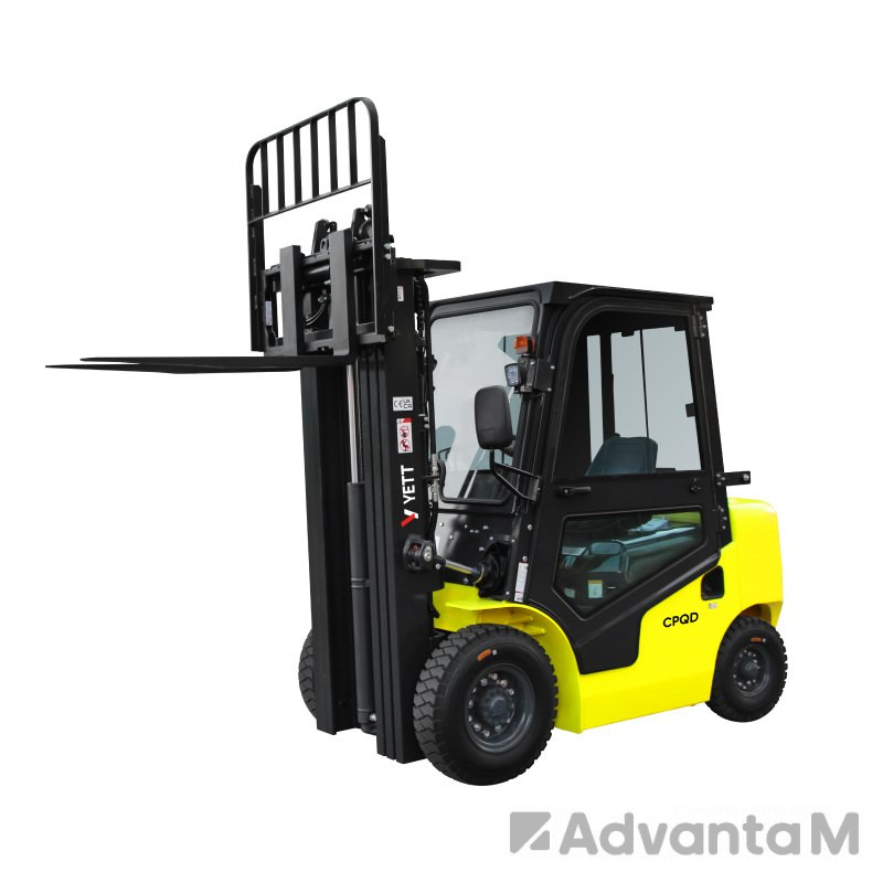 Бензиновый погрузчик с кабиной YETT CPQD30-RC1K2-M350-3W-K - 6